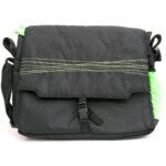 Bolso con cambiador Jane negro/verde