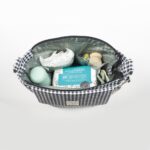 Bolsa canastilla VICHY NEGRO Walking Mum - Imagen 4