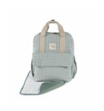 Mochila silla bebé VICHY verde Walking Mum