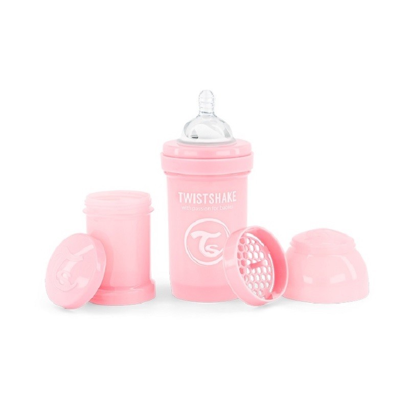 biberon-anticolico-twistshake-180ml Biberón bebé anti-colic Twistshake 180 ml rosa 2023 - Imagen 1