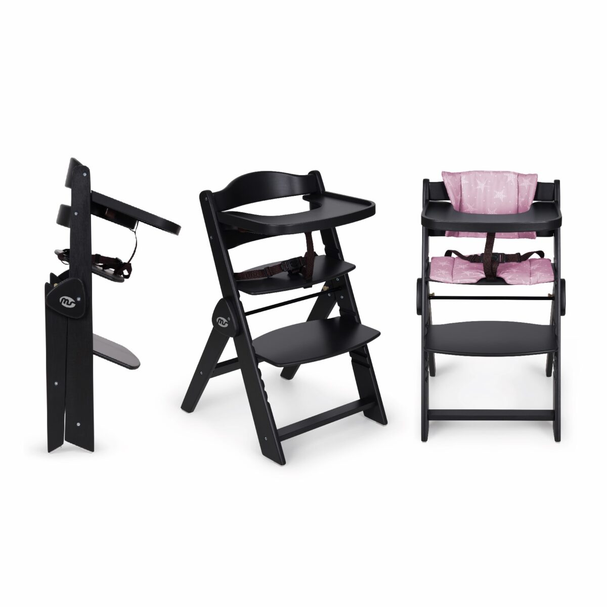 FULL+ FULL PLUS Trona Full Plus negro rosa/estrellas blanco Innovaciones Ms - Imagen 1