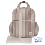 Mochila Praliné rayas Moka